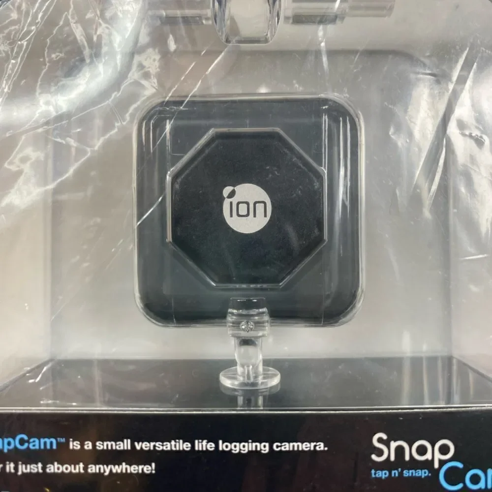 NIB iON Wireless Snap Cam Tap n Snap Wearable HD Video Camera